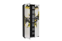 Modern type 1 LD.520040.000 ?? Double-leaf wardrobe (Black )
