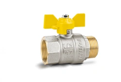 Brass ball valve LD Pride 47.20.B-H.B.GAS