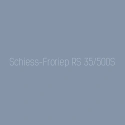 Modernisation of Schiess-Froriep gear hobbing machine model RS 35/500S