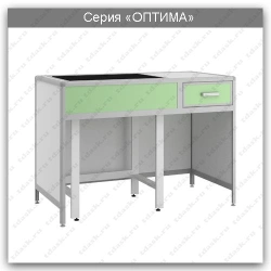 Laboratory table for scales of Optima series: SLV.01.00