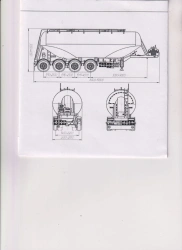Tank semitrailer CM4, type PPCTT4, modification 99991-0000010, axle unit AGOS-4-GT7-00.00.000 or axle unit BPW HSFALO