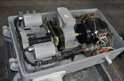 Electric actuator with automatic switch on the basis of magnetically controlled sealed contacts of SP-6MG type, drawing 24008-0.