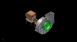 Corrosion resistant fan BO-BK