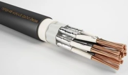 Installation cable, pair twisted, with copper or tinned copper conductors, mark GERDA-KPsBng(A)-HF