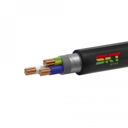 Power cable, not spreading combustion, with reduced smoke and gas emission, grade VBShvng(A)-LS, for nominal alternating voltage
