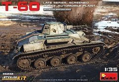 Assembled model T-60 Late Releases with interiors