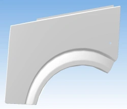 Driver's door panel outside 320405-04-6400015