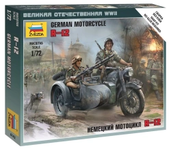 Assemblage model "German motorbike R-12"