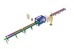 Automated line for processing of profiled rolled products