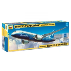 Assembled model Boeing 787-8 Dreamliner Passenger airliner