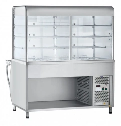 Refrigerated high-temperature display counter with neutral cabinet ???(?)-70?-?-?? (Kashir.)