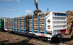 Platform wagons for timber, model 13-6895