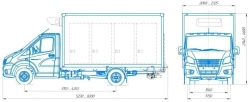 Trucks with dual-fuel engine, petrol/gas having a technically permissible maximum mass not exceeding 3, 5 tonnes