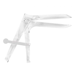 Gynaecological polymer sterile mirror Cusco type D, size XS, transparent