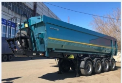 Dump semi-trailer NEFAZ 95094 with imported axle units
