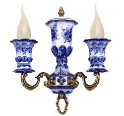 Wall lamp 2 horn Caprice 200x60x200MM porcelain
