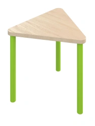 Children's triangular table 460 / green