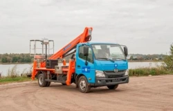 Aerial lift AGP-18T HINO-300 17.8M 250KG 9.5M