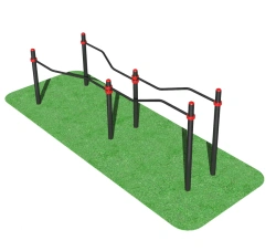 Multilevel uneven bars with the possibility of exercising for disabled persons and persons with limited health possibilities