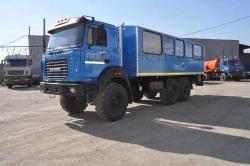 Special bus; Shift bus (VA) UZST brand, type UZST07, modification 5861-36 on chassis Ural 5557-80, 5557-82