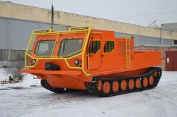 Floating crawler snow-swamp tractor-tractor (snow-swamp vehicle) model ZZGT-6040 and its modification ZZGT-60401