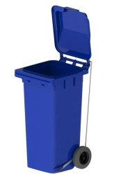 Mobile waste bin 120l Art.27.C21(20.805.60.PE; 21.054.60.PE)