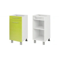 Bollard with drawer and door