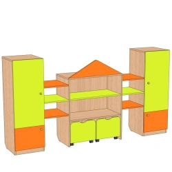 Children's SI-B toy wall "Tower"