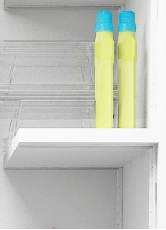 Shelf for inventory MOPS, marking "MS FURNITURE"