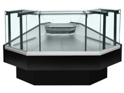 Refrigerated cabinet RIMO CUBE, model 90° external angle