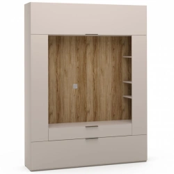 "SOHO" HB4-02.DS, TVA section (beige) from the set of modular furniture "SOHO".