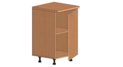 Floor cabinet table with a door and a shelf, STN-1