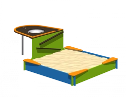 Play equipment - sandpit-table Romana 109.37.00