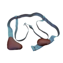 Combined hernia bandage on rigid belt (with spring), bilateral BN1-06