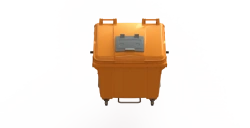 Mobile waste bin 1100 l Art.22.C19.W (20.800.20.PE; 21.050.20.PE.W)