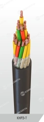 Marine cables with copper conductors with rubber insulation in rubber sheath for alternating voltage up to 690 V with frequency