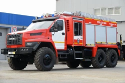 Fire-rescue vehicle PSA-2, type 5881S, modification 5881S2, on chassis Ural-4320-6951-70, 4320-6951-72, 4320-6951-74