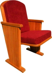 Auditorium armchair on wooden frame "Froly-d" model