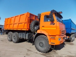 Dumper truck type AZC50 of modification 533950 on chassis KAMAZ 43118-RR