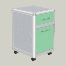 Single-door underbench with drawer model LTM-2