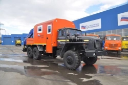 Cargo-passenger truck, Mobile workshop with CMU, Mobile laboratory with CMU, Cargo-passenger truck with CMU (KAMAZ-43502-45 chas