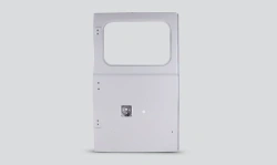 Left tailgate (for Uaz sgr bus, with window aperture, primed) 045110632001300
