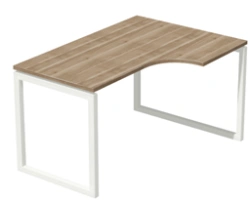 MAGNA Corner table on O-shaped support, Art. MSU 06