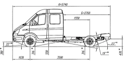 Chassis, Modification 330232, Petrol engine