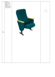 Armchair on metal frame, brand "Forward-Lite", size: 540×530/700×980, seat cushion thickness 110 mm