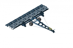 Semi-trailed cultivator KPP-12