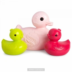 Duck and ducklings bath set