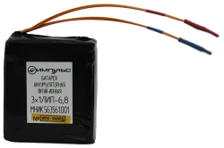 Lithium-ion rechargeable battery 3x1LIP-6,8
