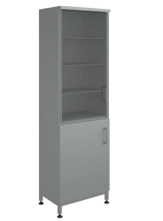 Laboratory glassware/apparatus storage cabinet narrow