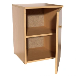 Stationary cabinet with shelf Model: TS-2 of "Edelwood" trade mark